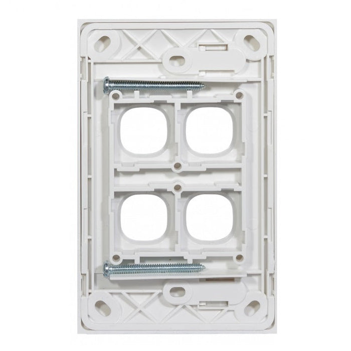 Clouded Leopard 4 Gang Grid & Plate Switch Only