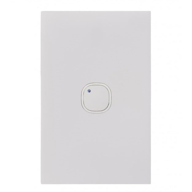 Clouded Leopard Single Gang Push Button Complete Vertical Switch