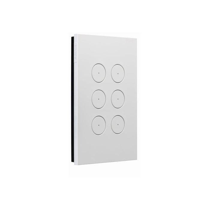 clipsal saturn zen switch 6g pb 250v 16ax 20a white