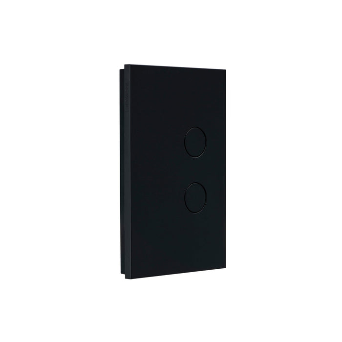 clipsal saturn zen switch 2g pb 250v 16ax 20a led black