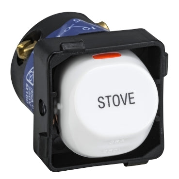 Clipsal 30 Series Switch Mechanism 35A 250V Marked STOVE