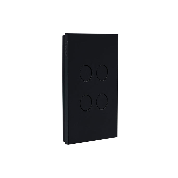 clipsal saturn zen switch 4g pb 250v 16ax 20a led black