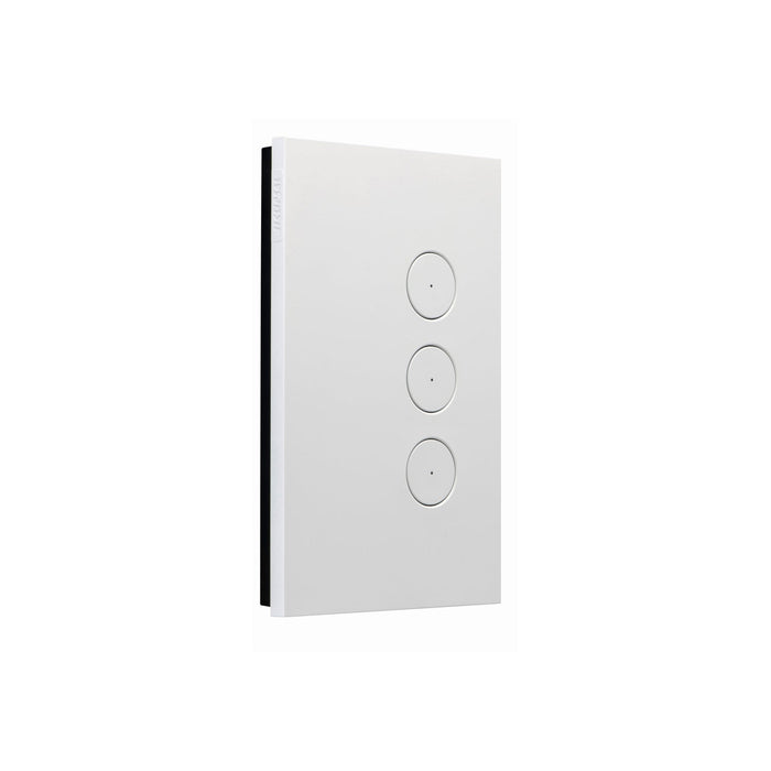 clipsal saturn zen switch 3g pb 250v 16ax 20a led white