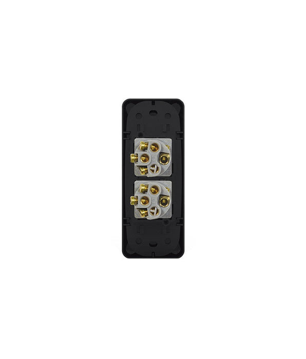 Trader Flat Cat 2 Gang Architrave Switch