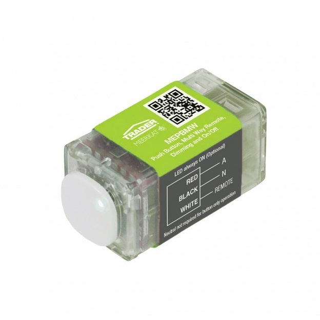 Trader Meerkat Push Button Multi-Way Remote Dimming And On/Off