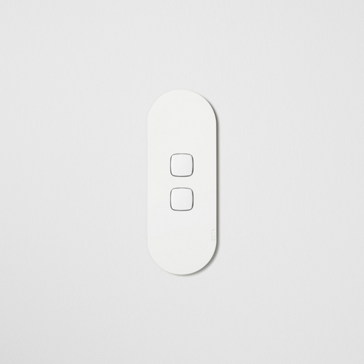 ZETR 12 Series 2 Gang Switch Grid With Faceplate