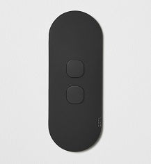 ZETR 12 Series 2 Gang Switch Grid With Faceplate