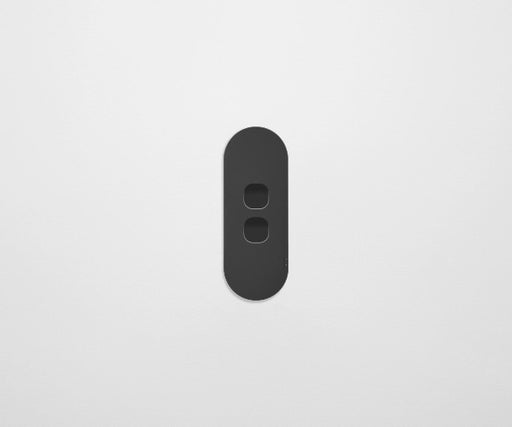 ZETR 12 Series 2 Gang Grid & Plate Clipsal black