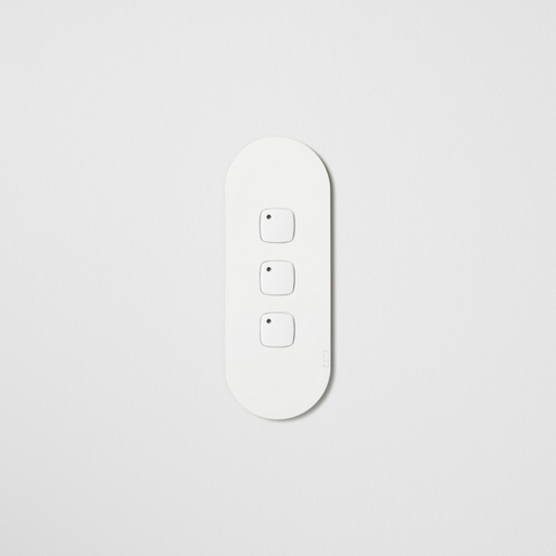 ZETR 12 Series 3 Gang Switch Grid With Faceplate