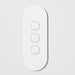 ZETR 12 Series 3 Gang Switch Grid With Faceplate