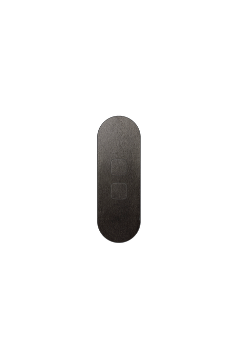 ZETR Carbon Nano 2 Gang Faceplate