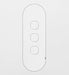 ZETR 13 Series 3 Gang Switch Grid With Faceplate