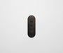 ZETR 13 Flush Series 3 Gang Carbon Nano Cover Plate Nano Black Steel HPM