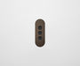 ZETR 13 Flush Series 3 Gang Carbon Cover Plate Bronze HPM