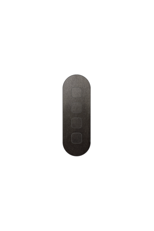 ZETR Carbon Nano 4 Gang Faceplate