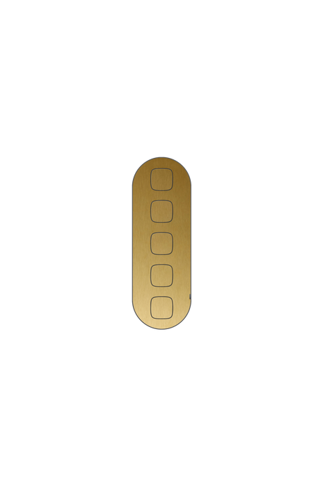 ZETR Carbon Nano 5 Gang Faceplate