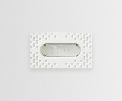 ZETR 13 Series Flush Adjustable Mounting Assembly white