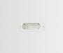 ZETR 13 Compact fixing assembly white