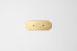 Dual USB-C Natural brass