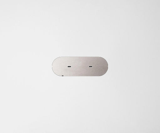 ZETR Dual USB-C Carbon Nano Cover Plate Steel White