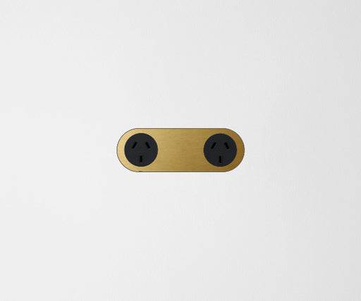 ZETR Double Powerpoint Carbon Nano Cover Plate Nano Brass Black