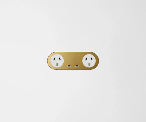 ZETR Carbon Nano Double Powerpoint USB-C Faceplate