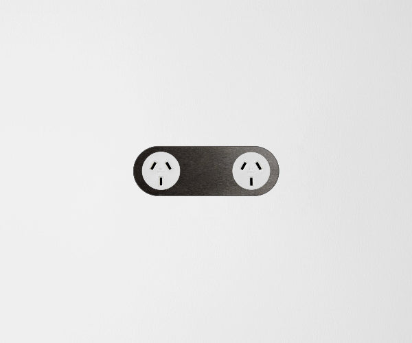 ZETR Double Powerpoint Carbon Nano Cover Plate Nano Black Steel White