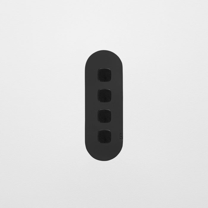 ZETR 13 Series 4 Gang Switch Grid With Faceplate