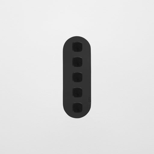 ZETR 13 Series 5 Gang Switch Grid With Faceplate