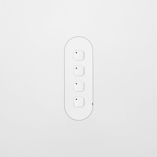 ZETR 13 Series 4 Gang Switch Grid With Faceplate