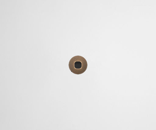 ZETR 48 Round Series 1 Gang Carbon Cover Plate Clipsal Aged Brass
