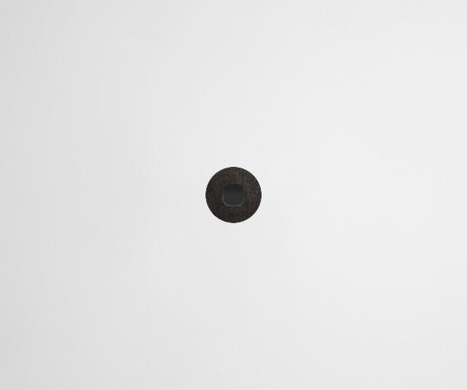 ZETR 48 Round Series 1 Gang Carbon Cover Plate Clipsal Black Steel