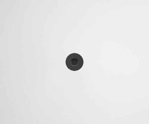 ZETR 48 Round Series 1 Gang Switch Grid Clipsal black