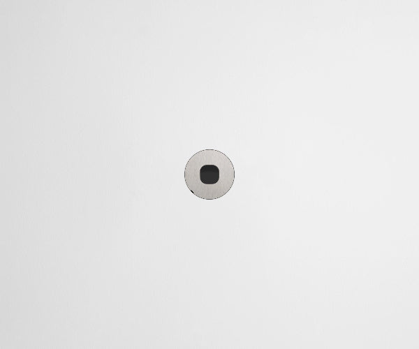 ZETR 48 Round Series 1 Gang Carbon Cover Plate Clipsal Steel