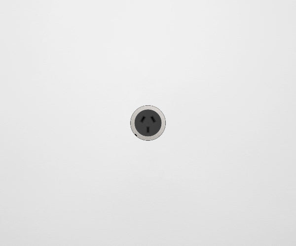 ZETR 48 Carbon Black Single Powerpoint Cover Plate Steel