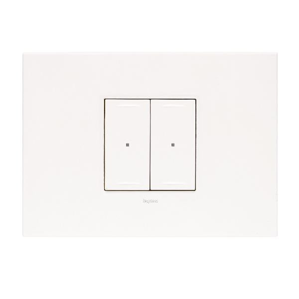 Arteor With Netatmo Smart 2 Gang Dimmer Switch