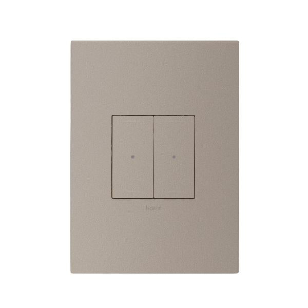 Arteor With Netatmo Smart 2 Gang Dimmer Switch