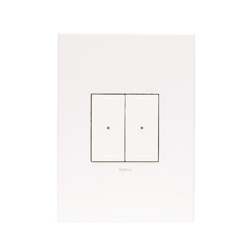 Arteor With Netatmo Smart 2 Gang Dimmer Switch