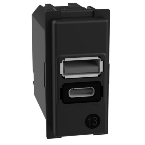 Legrand Bticino Living Now 1 Module USB A+C Charger