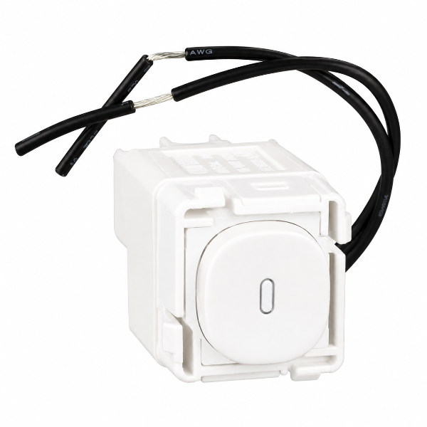 Clipsal 30 Series Impress Push Button Mechanism With LED 20a White