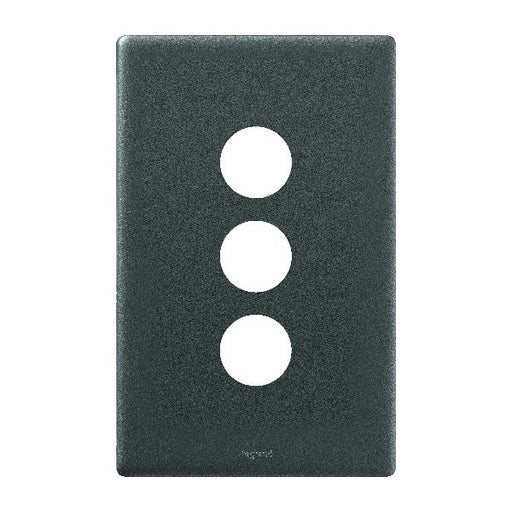 Legrand Excel Life 3 Gang Cover Plate Only, Available in 4 Colours