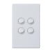 Excel Life 4 gang weatherproof switch
