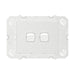 Legrand Arteor 770 2 Gang Complete Horizontal Switch white
