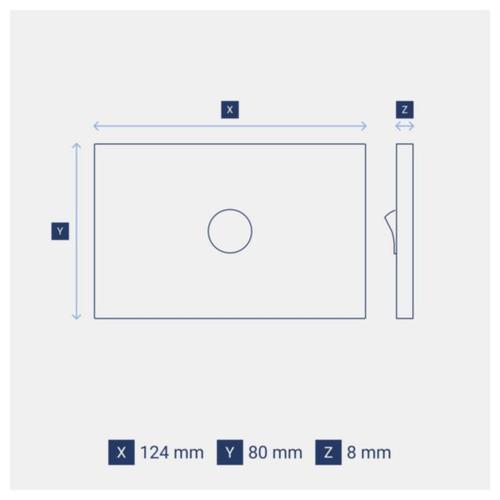 Legrand INSPYRA 1 Gang Switch Dimensions