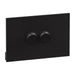 Legrand INSPYRA 2 Gang Switch Matte Black