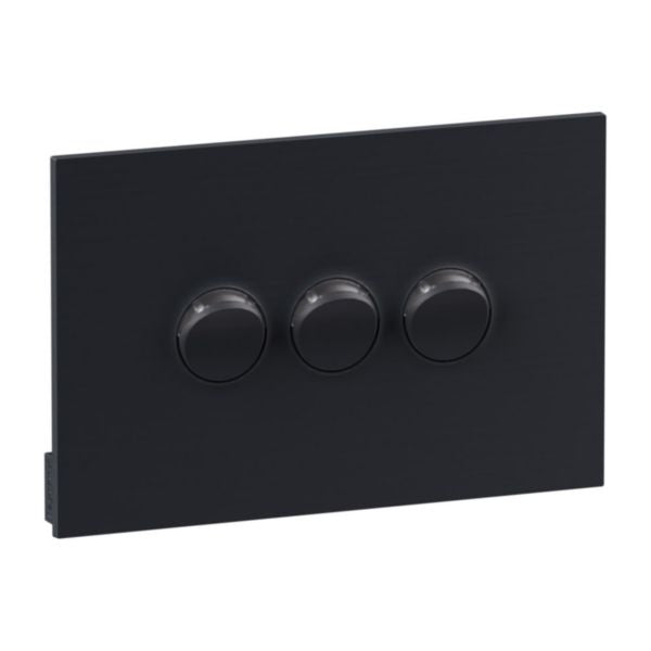 Legrand INSPYRA 3 Gang Switch Matte Grey