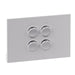 Legrand INSPYRA 4 Gang Switch Matte White