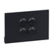 Legrand INSPYRA 4 Gang Switch Matte Grey
