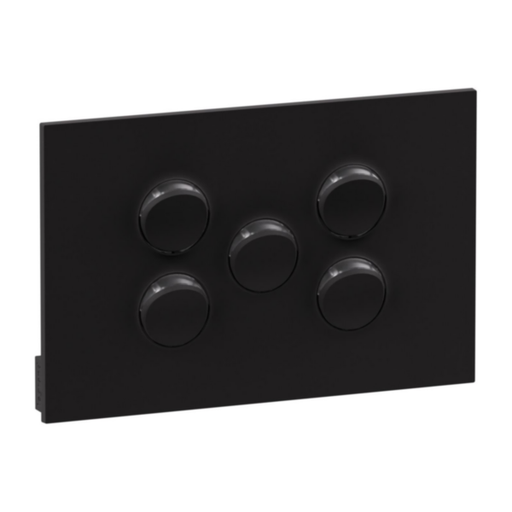 Legrand INSPYRA 5 Gang Switch Matte Black