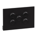 Legrand INSPYRA 5 Gang Switch Matte Black